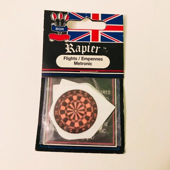Vtg Rapier Dart Flights 2 Packs Made  in England - Picture 9 of 14